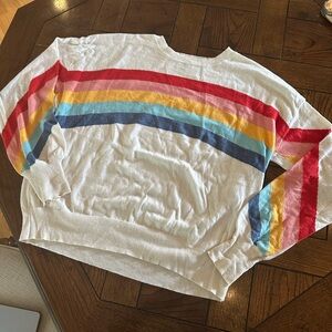 Planet Blue “27 Miles” Rainbow Sweater